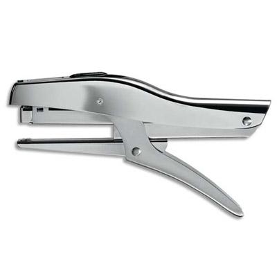 PINCE AGRAFEUSE REXEL 19 - UTILISE LES AGRAFES SP19 1/4  - FINITION CHROME - 20 FEUILLES