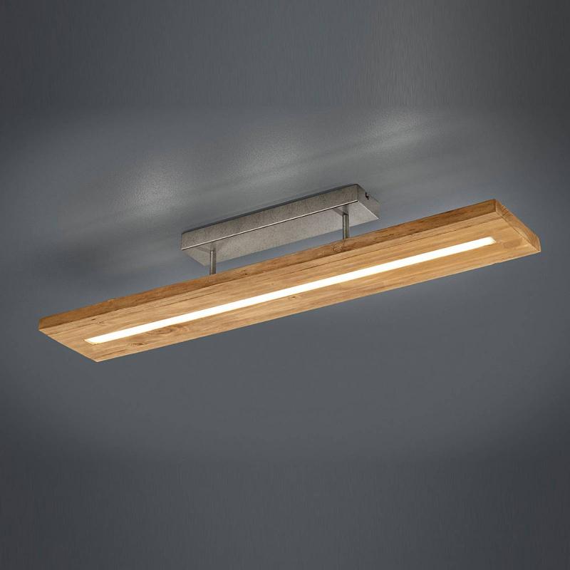 TRIO LIGHTING PLAFONNIER LED BRAD EN BOIS