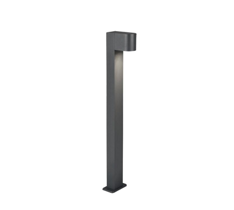 Potelet d'extérieur GU10  fonte d'aluminium anthracite - Trio - Roya - gris 4017807453232_0