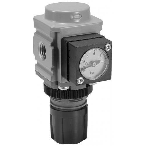 RÉGULATEUR AVEC DÉCOMPRESSION ET MANOMÈTRE FILETAGE BSPP CYLINDRIQUE P31RB12BNTP PARKER