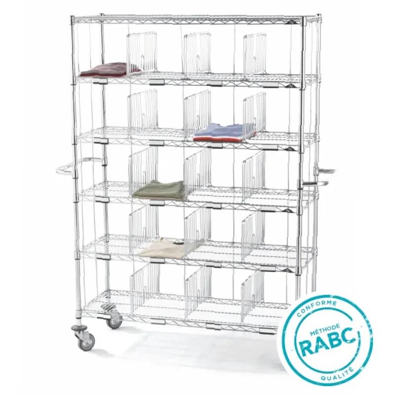 Sclessin 374.830 MANURACK Chariot 8 Casiers Professionnel - 374.830_0