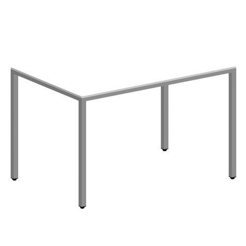 TABLE LOKI 120X80X75 CM BLANC/GRIS