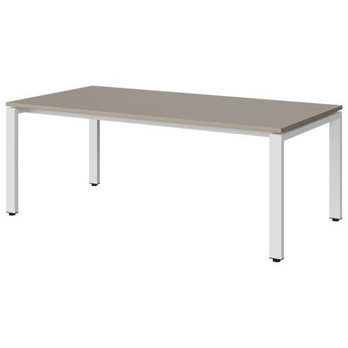 TABLE MALIBU 160X80 T3 SOUDÉ STRA ABS GRIS U727/BLC 9016