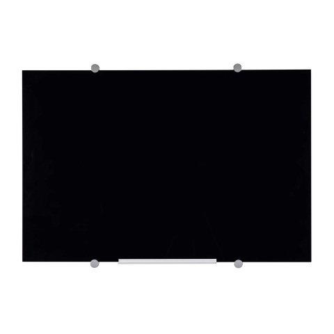 TABLEAU BLANC EN VERRE MAGNÉTIQUE FLOW DE BI-OFFICE, NOIR, 60 X 45 CM