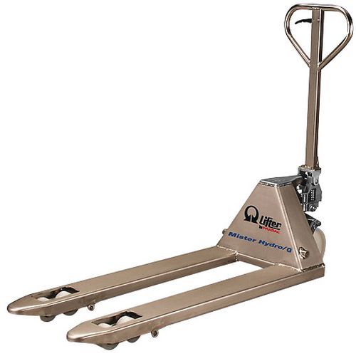 TRANSPALETTE MANUEL GALVANISÉ CAPACITÉ 2500KG FOURCHE 1150MM PRAMAC