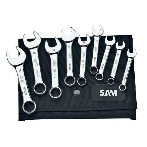 TROUSSE DE 9 CLÉS MIXTES COUTES - 8 À 19 MM SAM OUTILLAGE