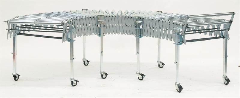 Convoyeurs extensibles à rouleaux métalliques GTR Siat - V530117-cer - pour cartons et caisses rigides_0