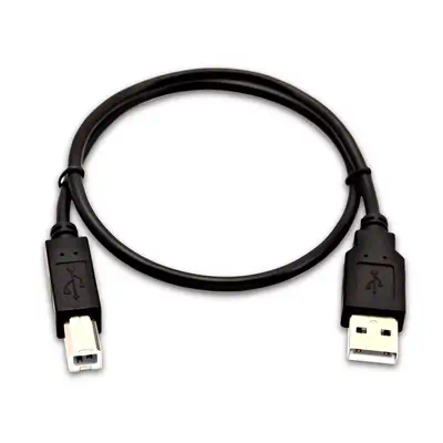V7 USB A (mle) vers USB B (mle), 0,5 mètre (1,6 pied)  Noir_0