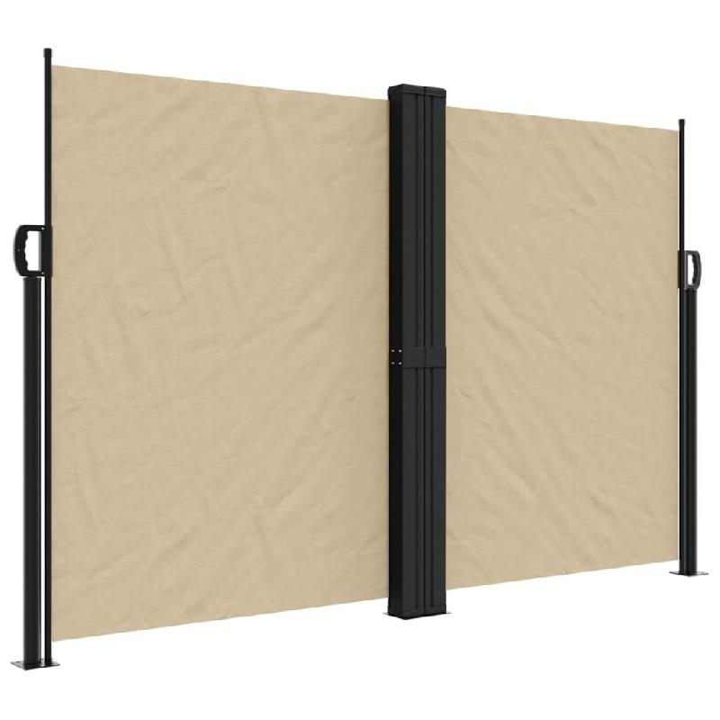 VidaXL Auvent latéral rétractable beige 160x1200 cm Modèle Titan Panorama Plus - 4004825_0