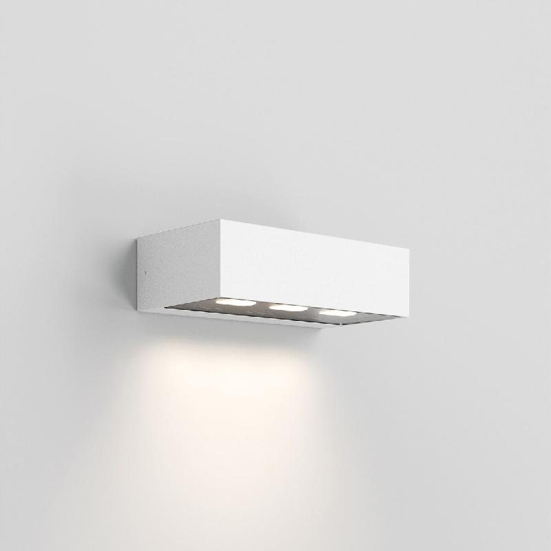 Zafferano Forward Applique D'Extérieur À 3 Lumières Led Asymétriques, Structure En Aluminium Blanc, Design Moderne Pour L'Éclairage De Façades 1_0