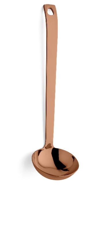 LOUCHE À SAUCE CUIVRE INOX 18/10 26 CM BUFFET PVD CUIVRE AMEFA