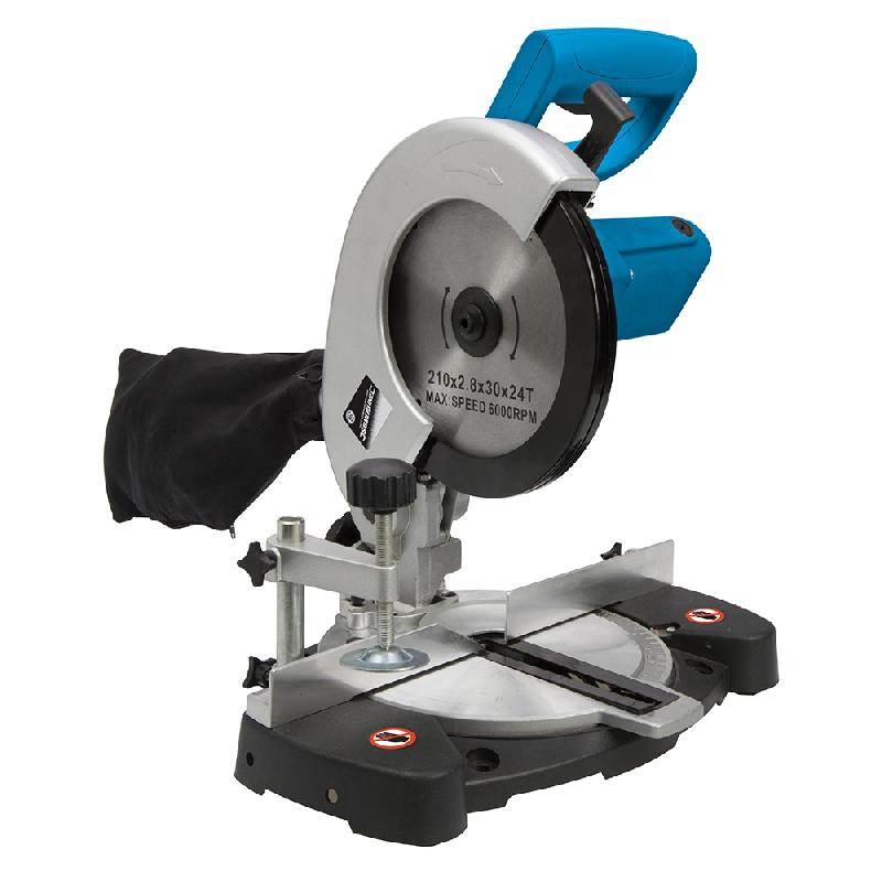 Scie radiale combinée 1400 W - Lame TCT 210 mm - Silverline 262705_0