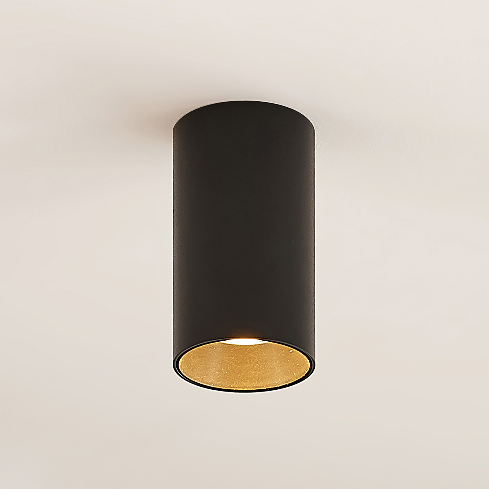 ARCCHIO DOWNLIGHT BRINJA, NOIR, MÉTAL, Ø 6 CM, ROND, GU10