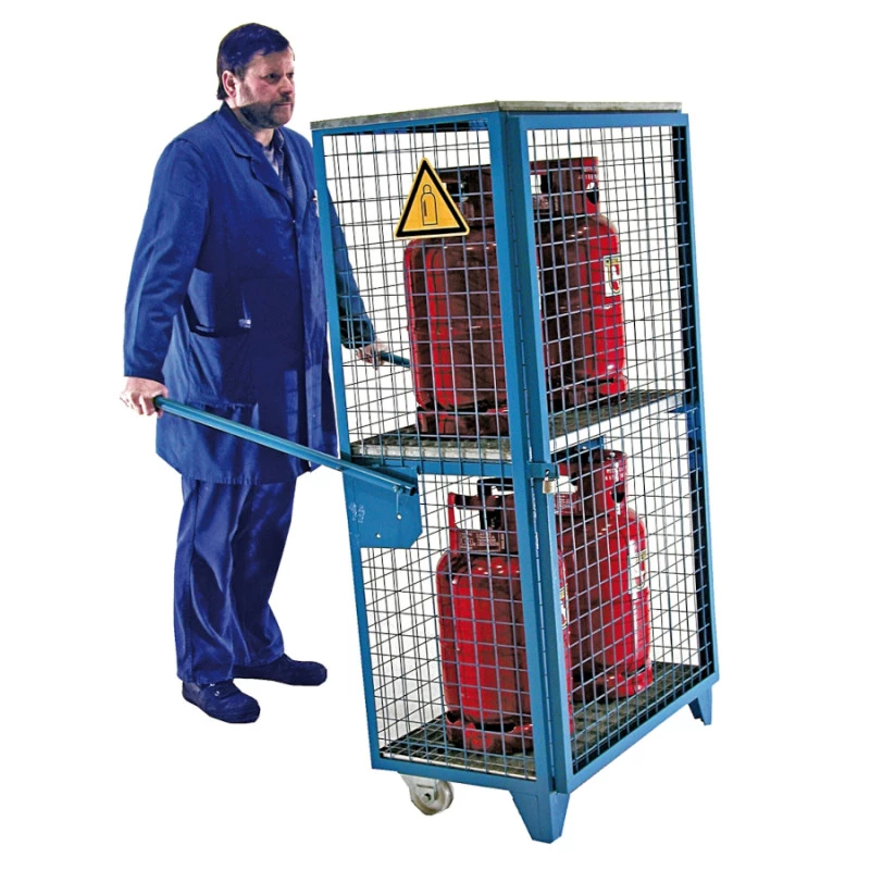 Armoire grillagée pour bouteilles de gaz_0