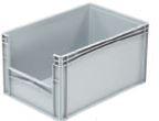 Bac de rangement avec ouverture - norme Europe - Bac159be4322025 - 64,5L - gris_0