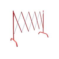 BARRIÈRE EXTENSIBLE 2,30 M ROUGE ET BLANC