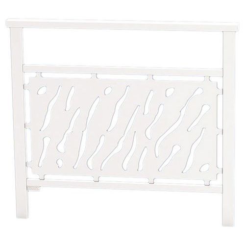 BARRIÈRE VENISE 1 M STRUCTURE TÔLE DÉCOUPÉE ZINC BLANC 9010 - PROCITY