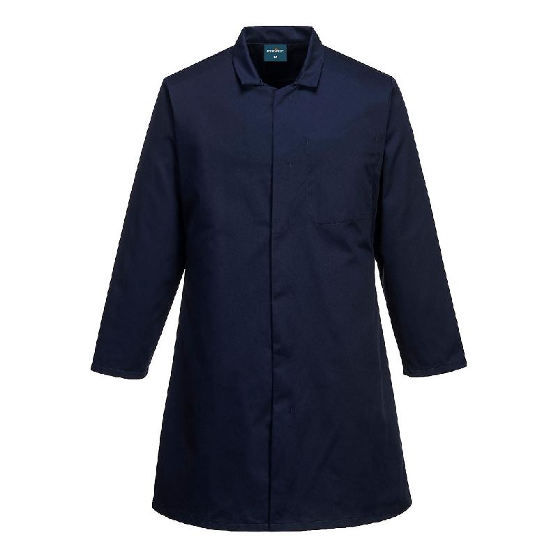 Blouse Alimentaire Poche Intérieure Polycoton - Bleu Royal / XL_0