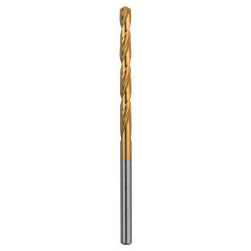 BOSCH 5 FORETS À MÉTAUX RECTIFIÉS HSS-TIN, DIN 338