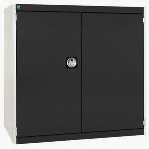 BOTT 1 ARMOIRE BASSE CUBIO 2 PORTES PERFORÉES - HAUTEUR 1000MM - BOTT