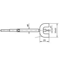 Capteur de mesure de température type thermocouple - Fixation magnétique - Plage -50 à +100°C - Référence : FTA131_0