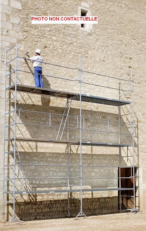 Échafaudage de maçon - 6 garde-corps monobloc - M49 PRIMO - 48m²_0