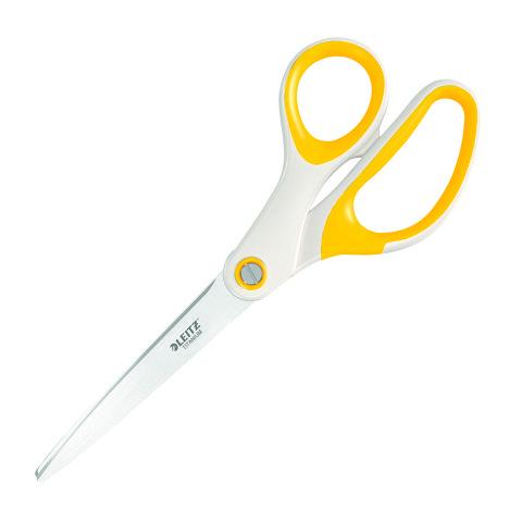 CISEAUX DROITIERS BOUTS POINTUS WOW LEITZ 21 CM BICOLORES