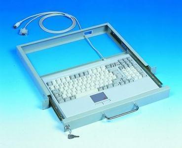 Clavier touchpad industriel en rack 19