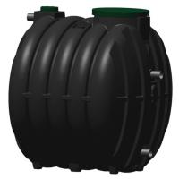CUVE DE RÉTENTION D'EAU DE PLUIE 6000 L - VIA RÉGULATEUR 1L/S