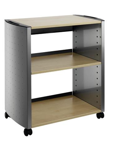 Desserte multifonction design line - 2 tablettes fixes et tablette réglable - Réf. 3101_0