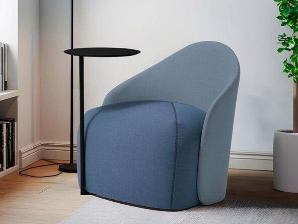 Fauteuil Nova avec tablette et dossier enveloppant_0