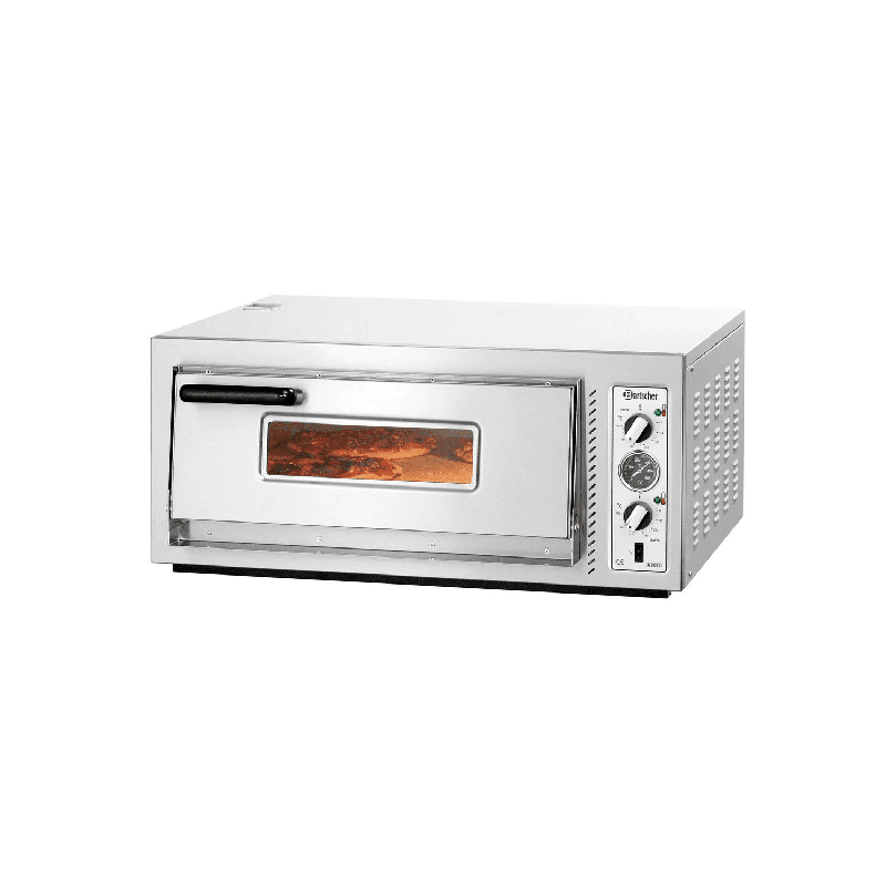 Four électrique 4 pizzas (Ø)300 mm, argenté, 5000 W, 400 V - TRI_0
