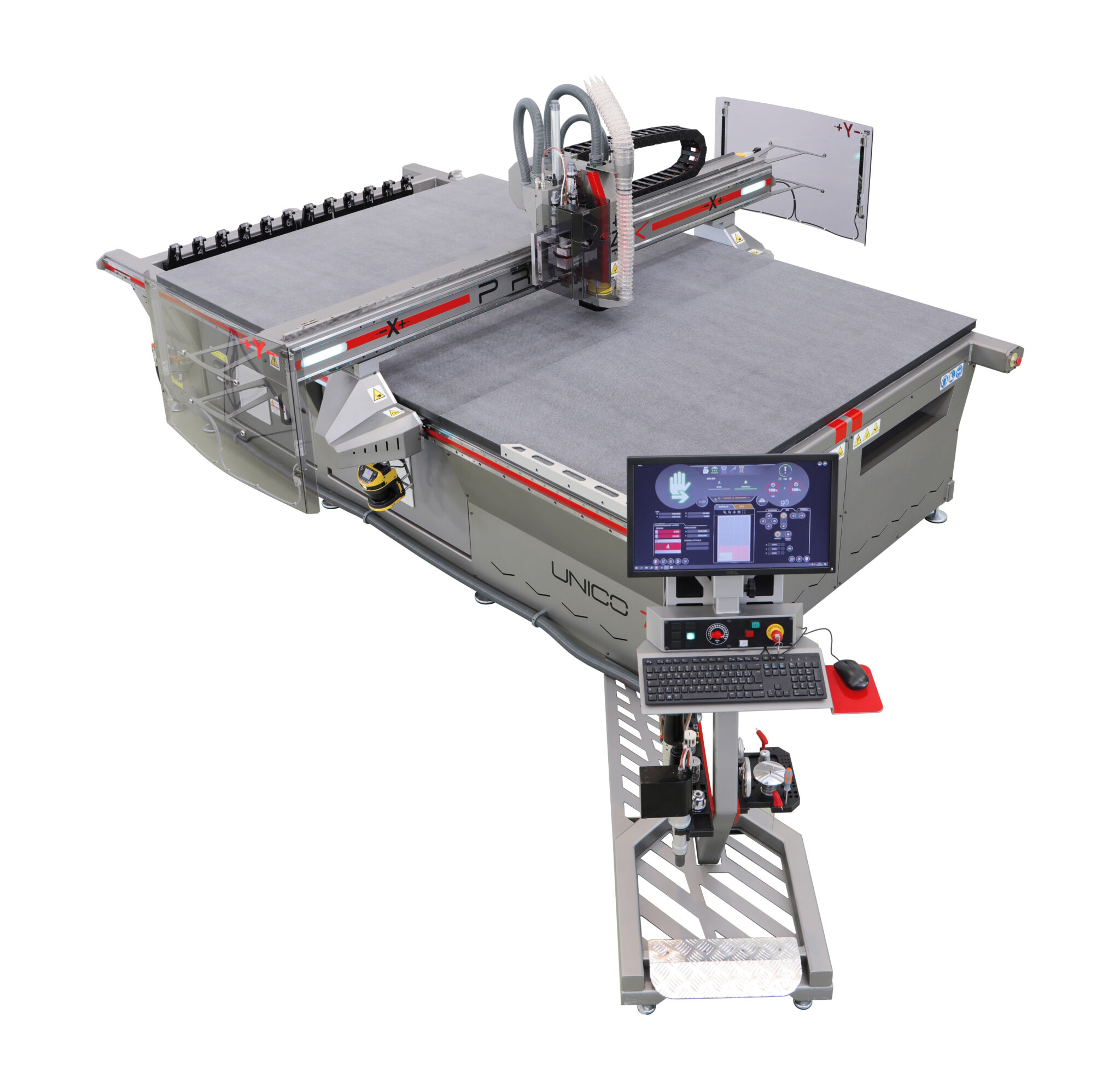 Fraiseuse à portique CNC 3 axes - UNICO TT Protek avec changeur d'outils automatique et multifonctionnalité_0