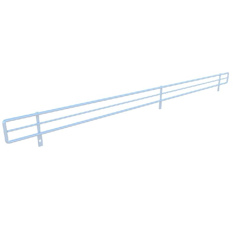 Galerie fil pour tablettes GP25 blanc 9003 133x5 cm_0