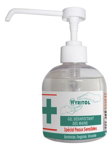 GEL HYDROALCOOLIQUE DÉSINFECTANT WYRITOL PROFESSIONAL DESINFECTION - FLACON DE 300 ML