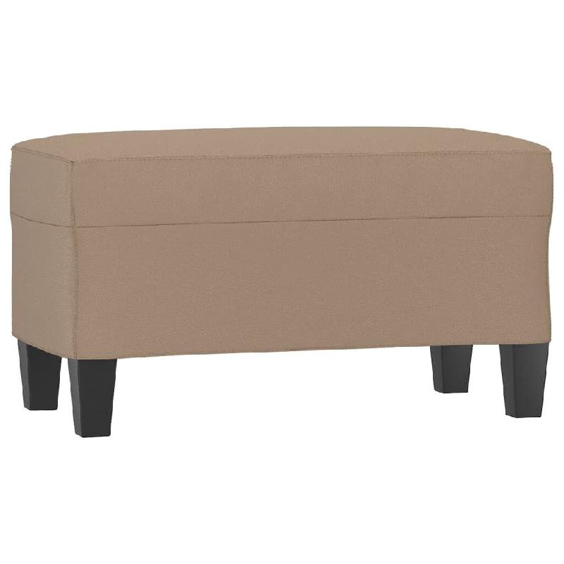 Helloshop26 - Banc banquette 70 x 35 x 41 cm synthétique cappuccino 02_0010687 - polyester 3000588047760_0