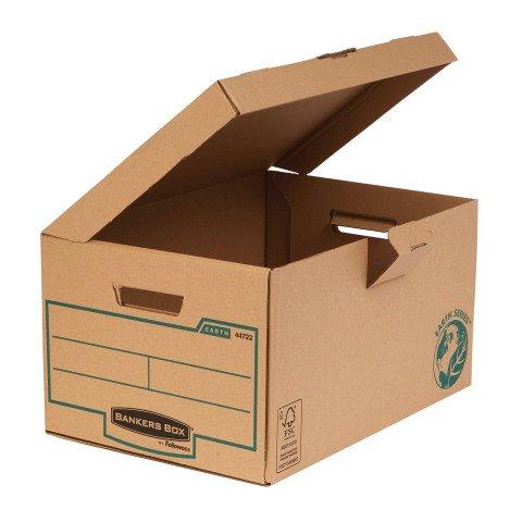 LOT DE 10 - CAISSE ARCHIVES CARTON BANKERS BOX BY FELLOWES H 39 X L 29,3 X P 56 CM