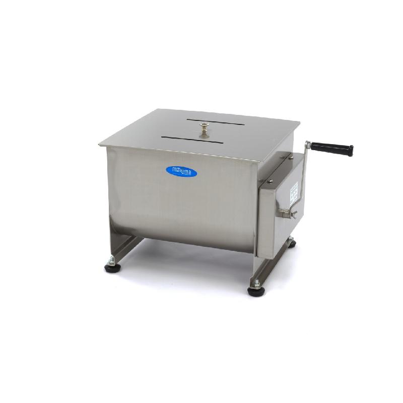 Mélangeur de viande, 30 L, 25 kg viande, axe double, manuel, Maxima 09368000_0