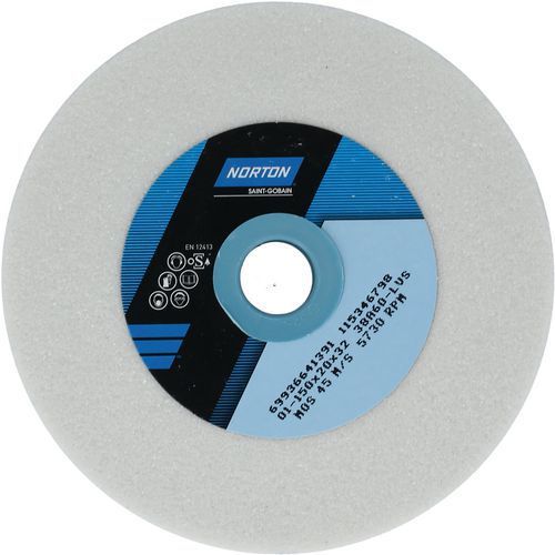 MEULE PLATE AFFÛTAGE OUTILS 38A Ø150X20X32MM 38A60LVS - NORTON