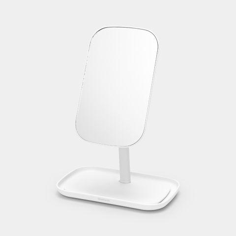 Miroir Brabantia ReNew avec Plateau de Rangement - Blanc - UGS280726_0