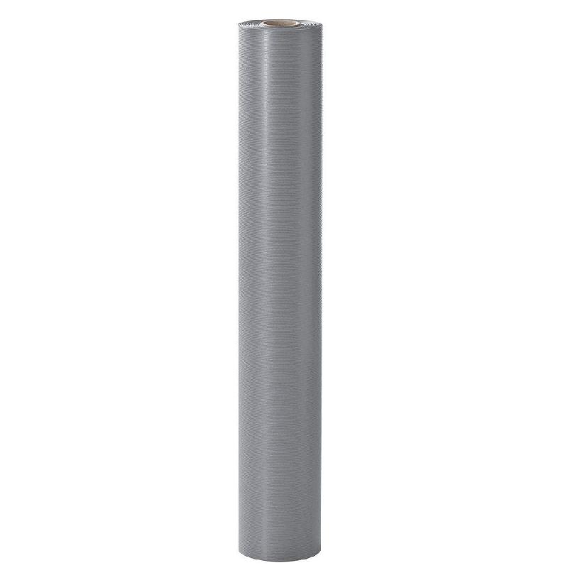 Papier kraft vergé gris - 0,70x100 m - Large choix de couleurs - Idéal pour emballage cadeau et protection_0