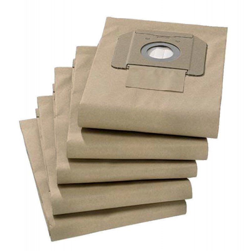 SAC FILTRANT PAPIER POUR ASPIRATEUR NT27/1 PAQUET DE 5 PIÈCES - KÄRCHER - 69042900