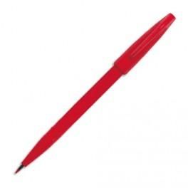 PENTEL STYLO FEUTRE POINTE EN NYLON LARGEUR DE TRAIT 0,8 MM ENCRE ROUGE SIGN PEN S520