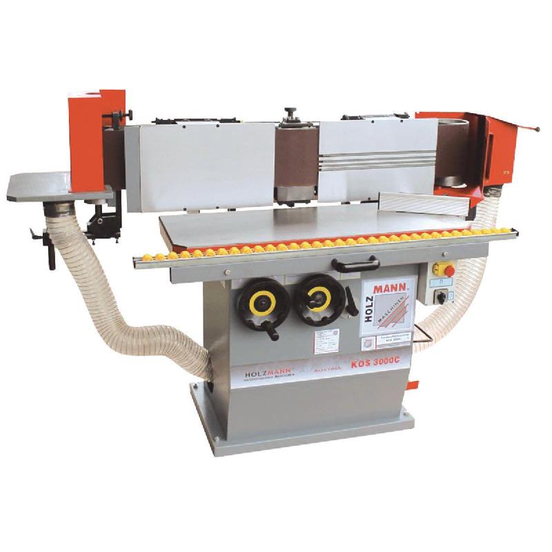 Ponceuse à bande bois Holzmann KOS3000C - 400V triphasé - robuste et précise_0