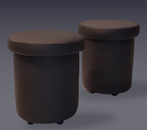 Poufs fauteuils - Mush - Hauteur 42 cm - Diamètre 40 cm_0