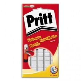 PRITT POCHETTE DE 55 PASTILLES ADHÉSIVES BLANCHE MULTIFIX 376631