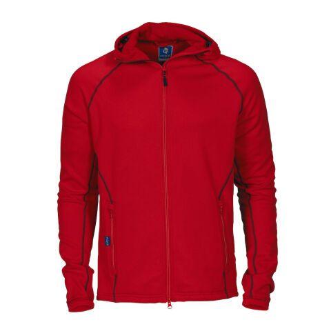PROJOB 3314 SWEATSHIRT TECHNIQUE FULL ZIP CAPUCHE ROUGE - TAILLE XS