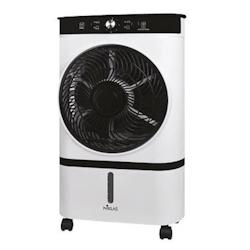 Rafraichisseur d'air Ventilateur sur roulettes 65W Réservoir 7L 3 Vitesses - Anti Canicule NIKLAS - blanc 8015234960046_0