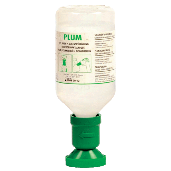 RECHARGE DE SODIUM POUR STATION LAVE-OEIL SOLUTION SALINE 500 ML ESCULAPE - OTELO