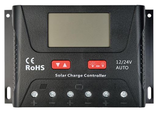 Régulateur de charge solaire 30A LCD 12/24V SRNE_0